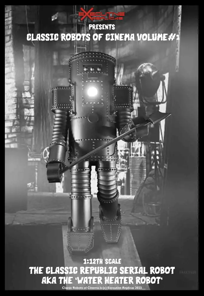 Classic Robots of Cinema Akčná figúrka 1/12 Volume #1: The Classic Republic Serial Robot a.k.a. The Water Heater Robot 15 cm produktová fotografia