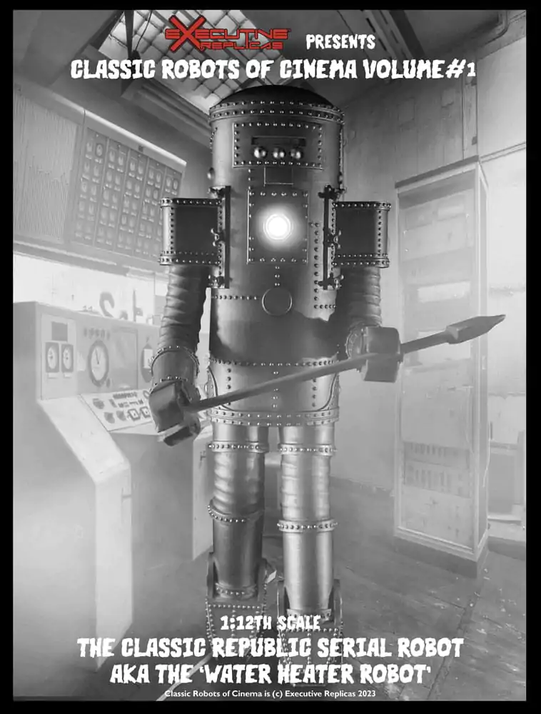 Classic Robots of Cinema Akčná figúrka 1/12 Volume #1: The Classic Republic Serial Robot a.k.a. The Water Heater Robot 15 cm produktová fotografia