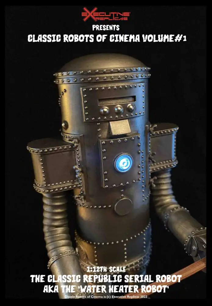 Classic Robots of Cinema Akčná figúrka 1/12 Volume #1: The Classic Republic Serial Robot a.k.a. The Water Heater Robot 15 cm produktová fotografia
