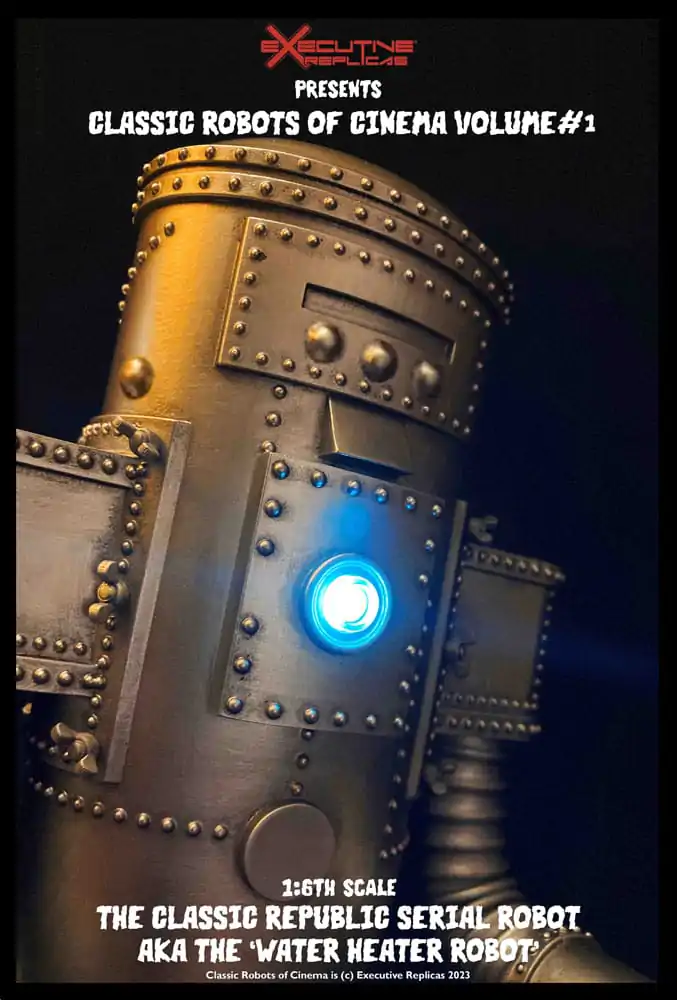 Classic Robots of Cinema Akčná figúrka 1/6 Volume #1: The Classic Republic Serial Robot a.k.a. The Water Heater Robot 30 cm produktová fotografia