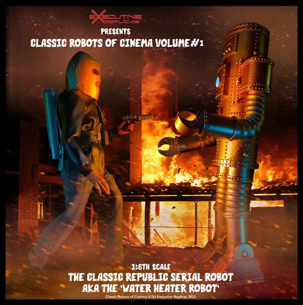 Classic Robots of Cinema Akčná figúrka 1/6 Volume #1: The Classic Republic Serial Robot a.k.a. The Water Heater Robot 30 cm produktová fotografia