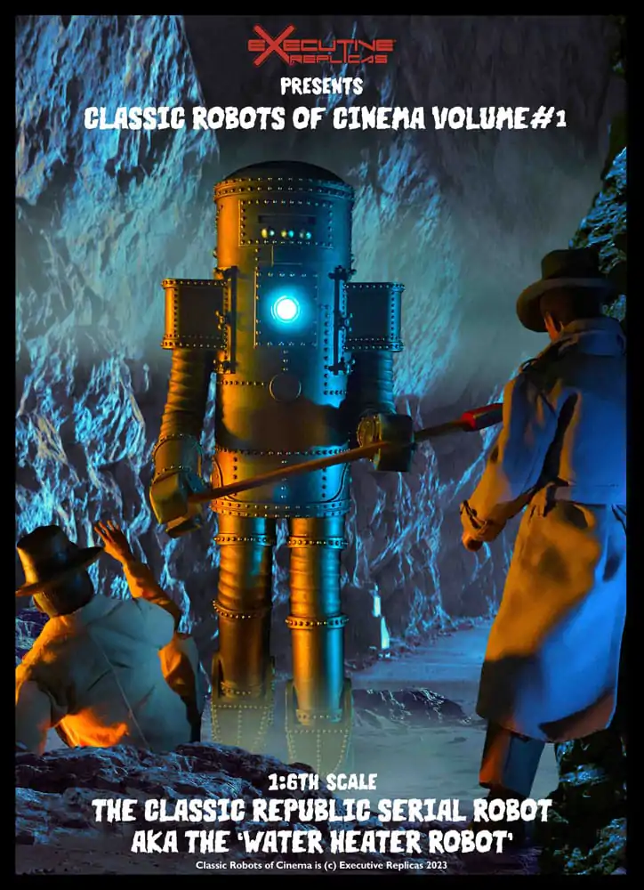 Classic Robots of Cinema Akčná figúrka 1/6 Volume #1: The Classic Republic Serial Robot a.k.a. The Water Heater Robot 30 cm produktová fotografia