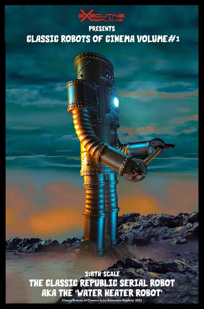 Classic Robots of Cinema Akčná figúrka 1/6 Volume #1: The Classic Republic Serial Robot a.k.a. The Water Heater Robot 30 cm produktová fotografia