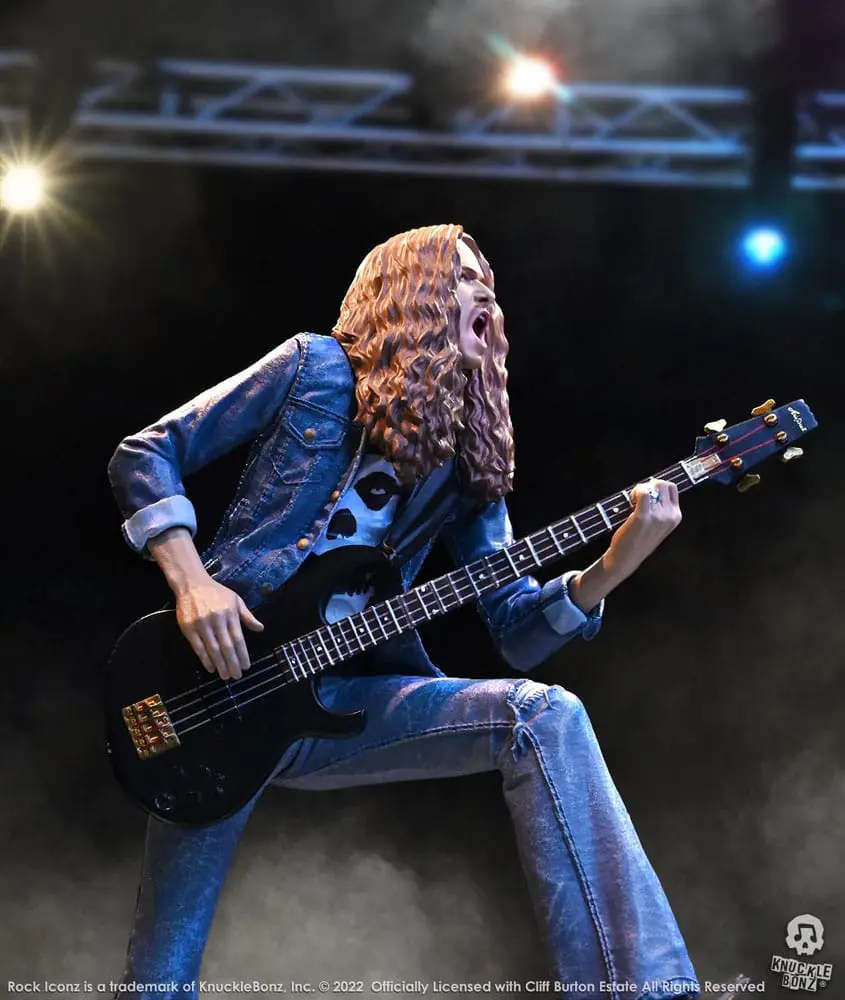 Cliff Burton Rock Iconz Socha Cliff 'Em All 22 cm produktová fotografia
