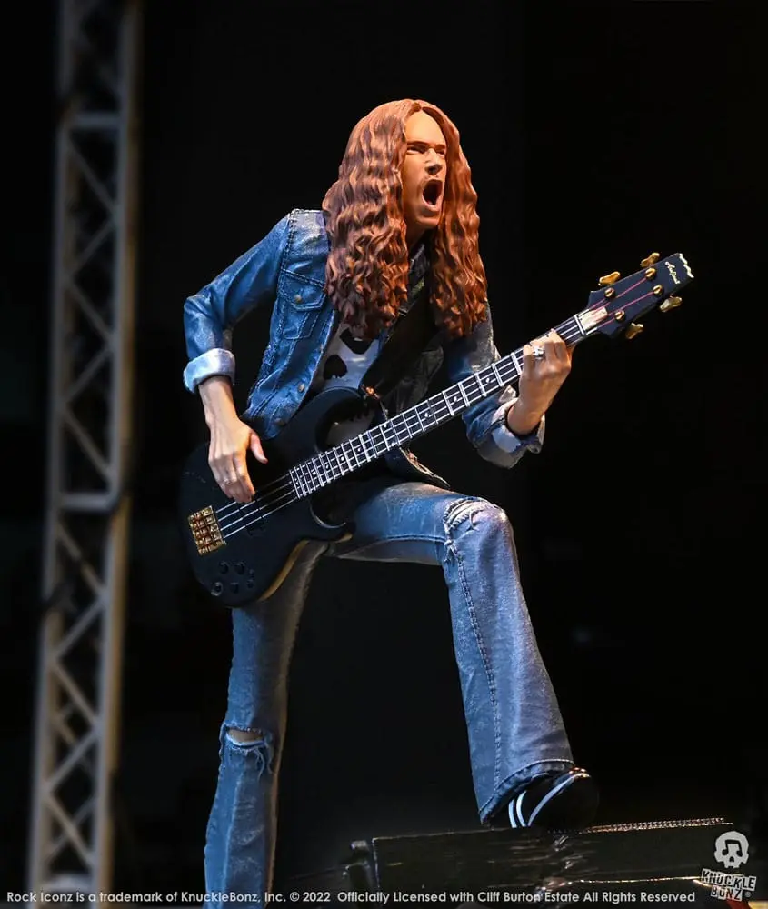 Cliff Burton Rock Iconz Socha Cliff 'Em All 22 cm produktová fotografia