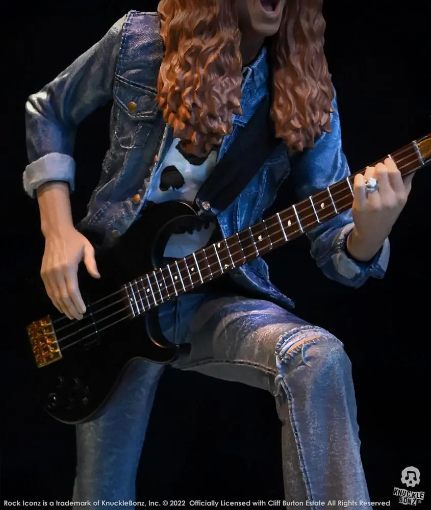 Cliff Burton Rock Iconz Socha Cliff 'Em All 22 cm produktová fotografia
