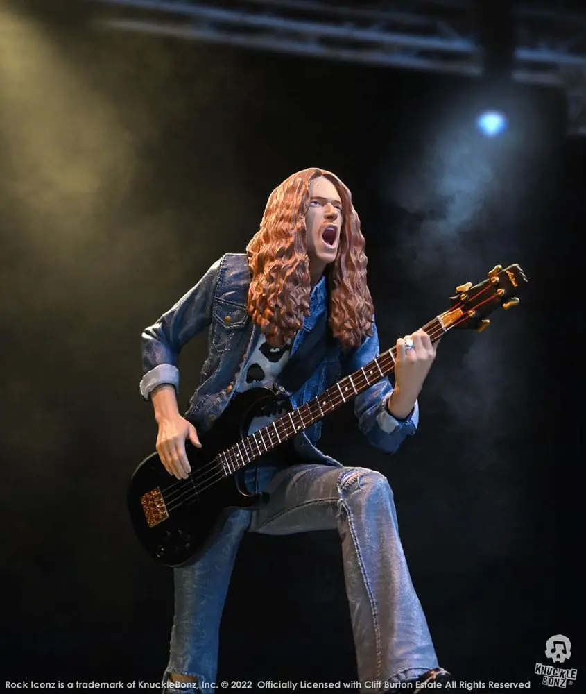 Cliff Burton Rock Iconz Socha Cliff 'Em All 22 cm produktová fotografia