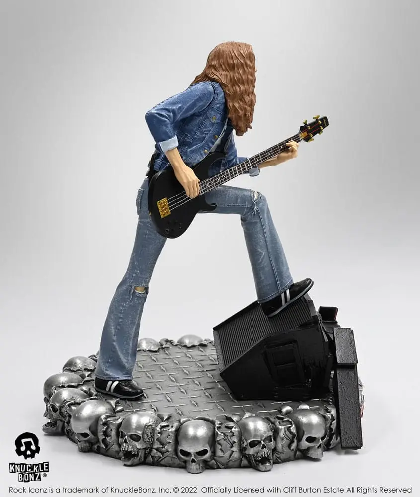 Cliff Burton Rock Iconz Socha Cliff 'Em All 22 cm produktová fotografia
