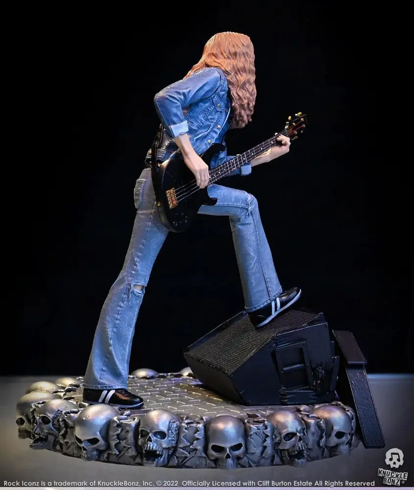 Cliff Burton Rock Iconz Socha Cliff 'Em All 22 cm produktová fotografia