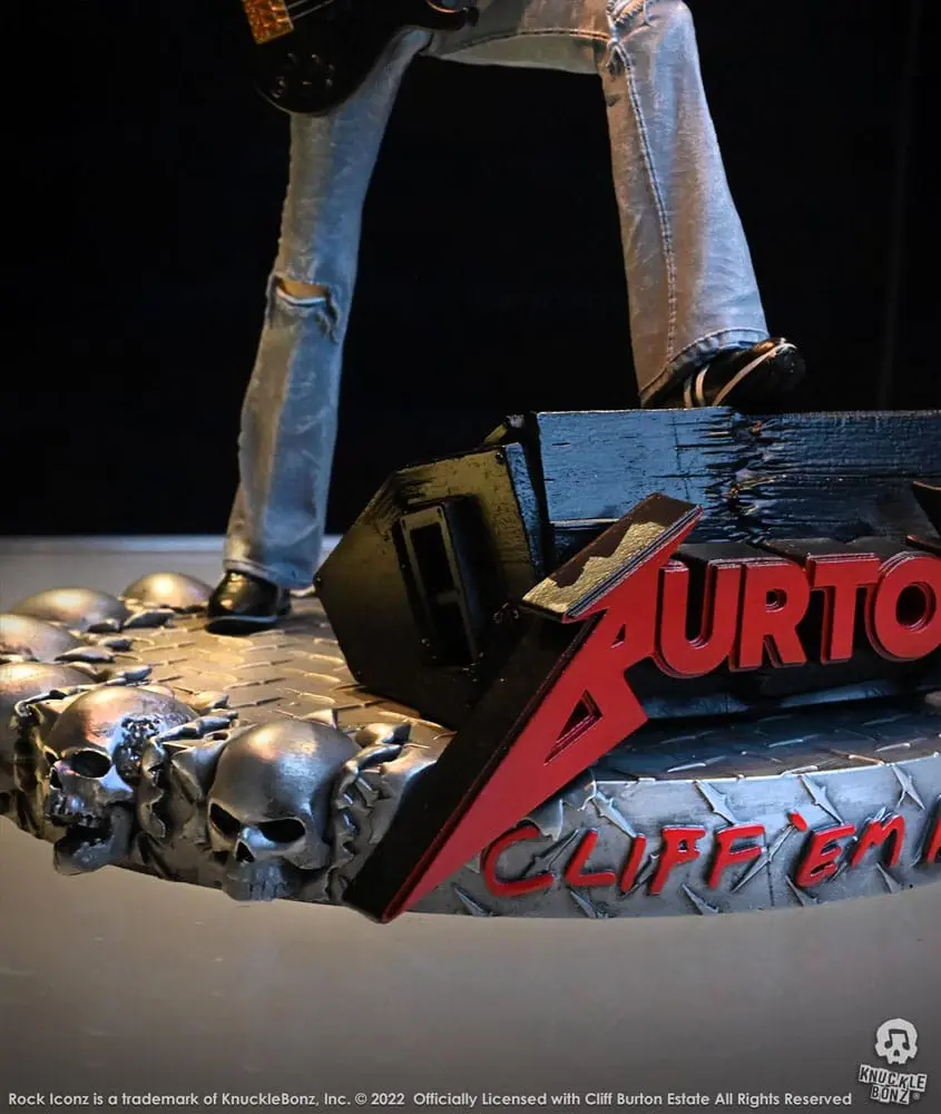 Cliff Burton Rock Iconz Socha Cliff 'Em All 22 cm produktová fotografia