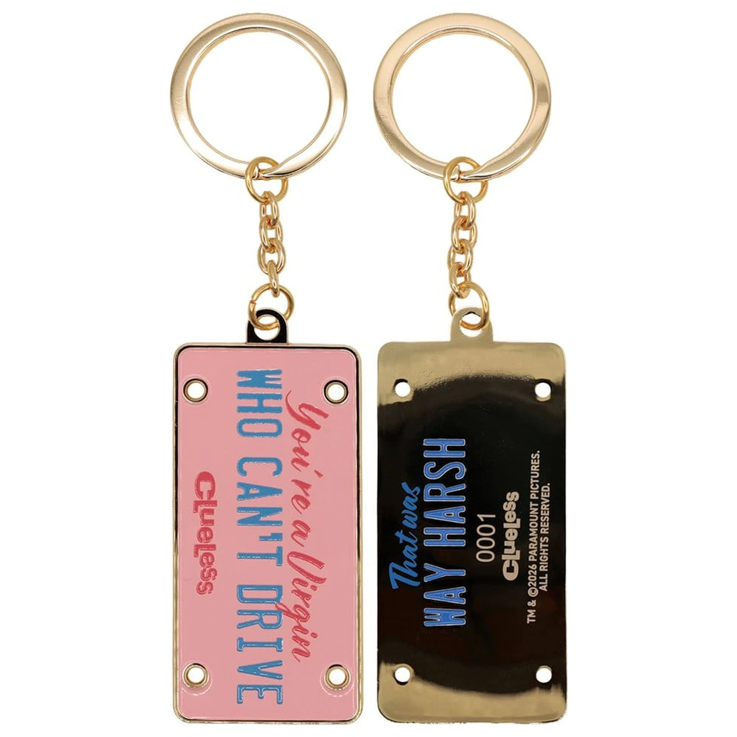 Clueless Keyring License Plate Limited Edition produktová fotografia