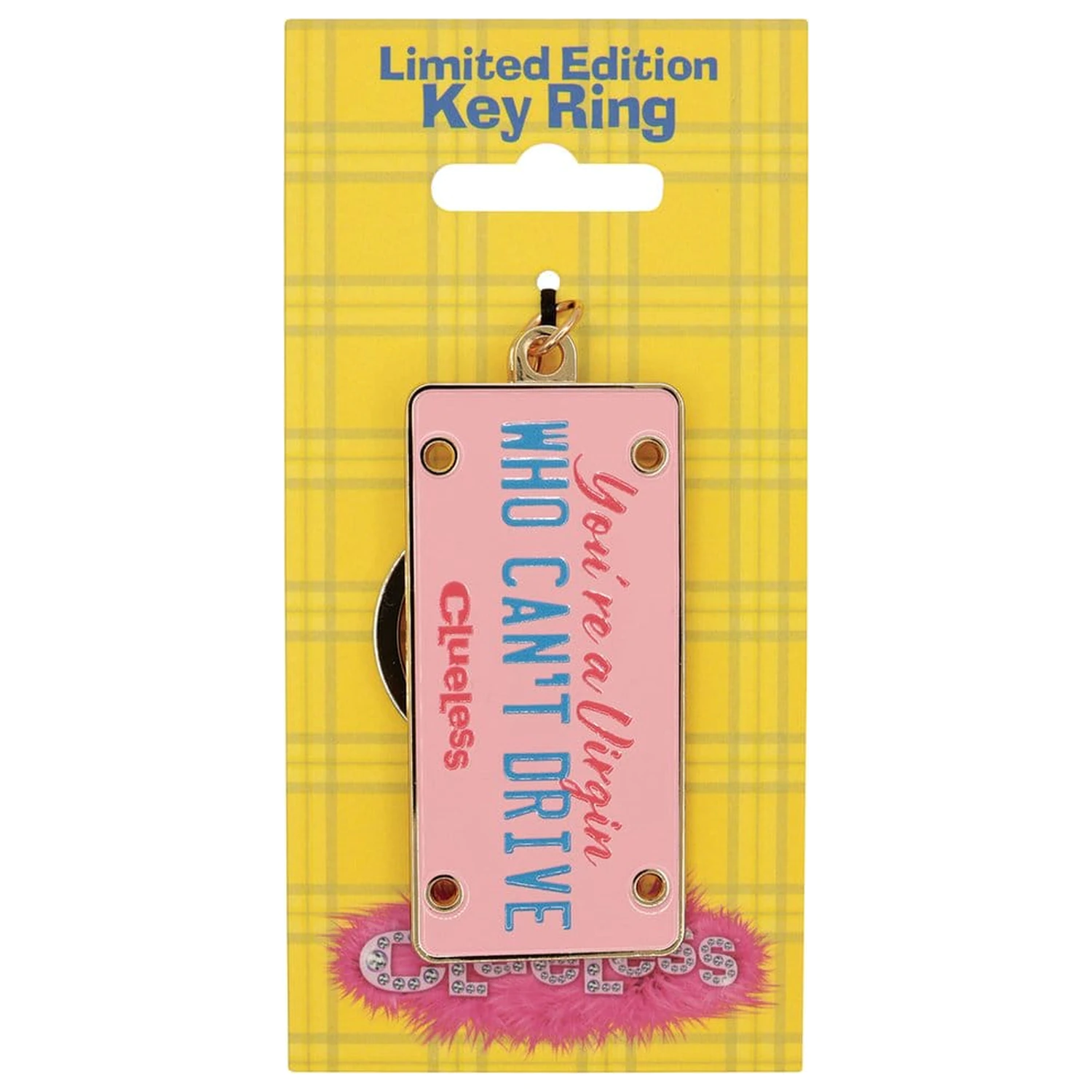 Clueless Keyring License Plate Limited Edition produktová fotografia