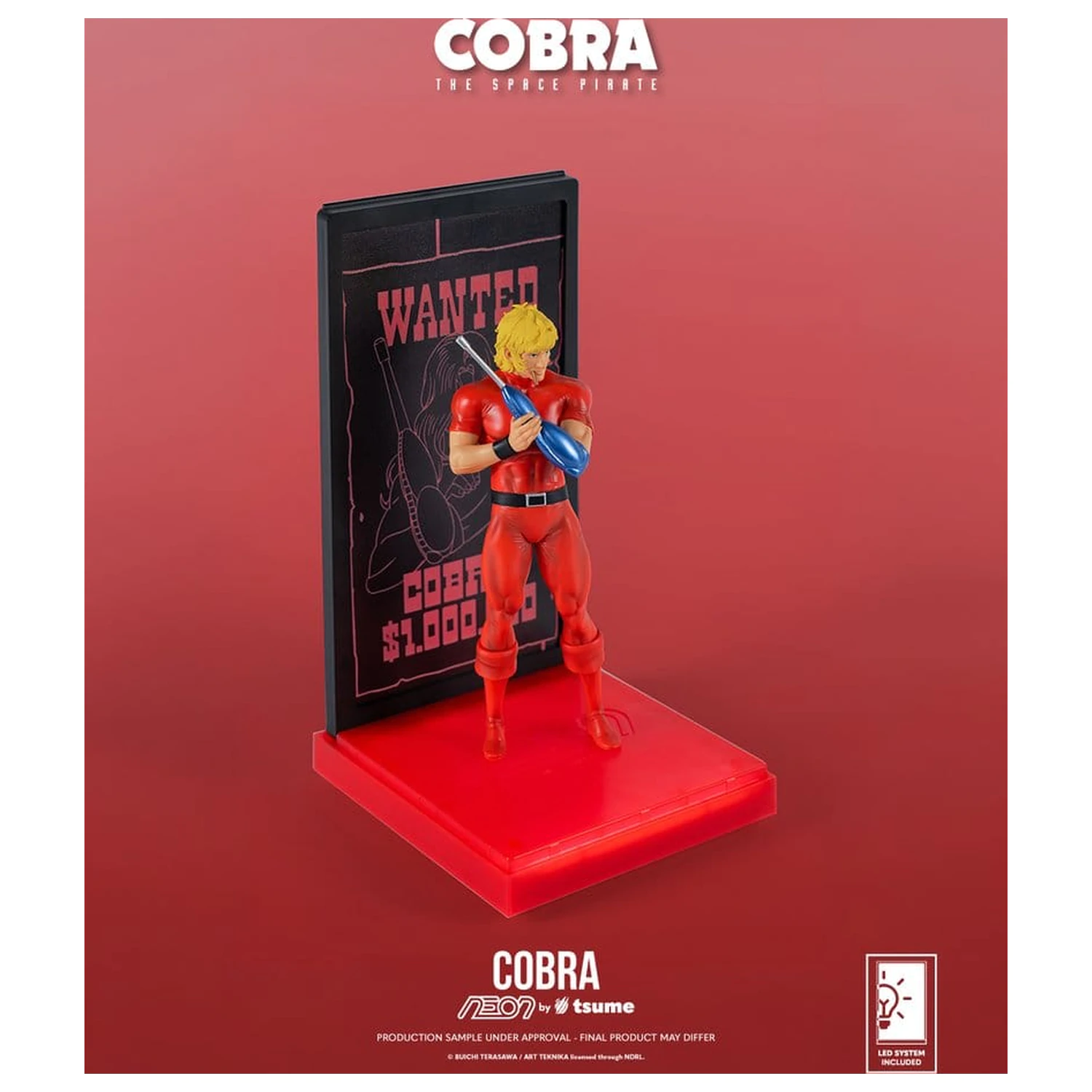 Cobra Neon figúrka 1/9 Cobra The Space Pirate 20 cm produktová fotografia