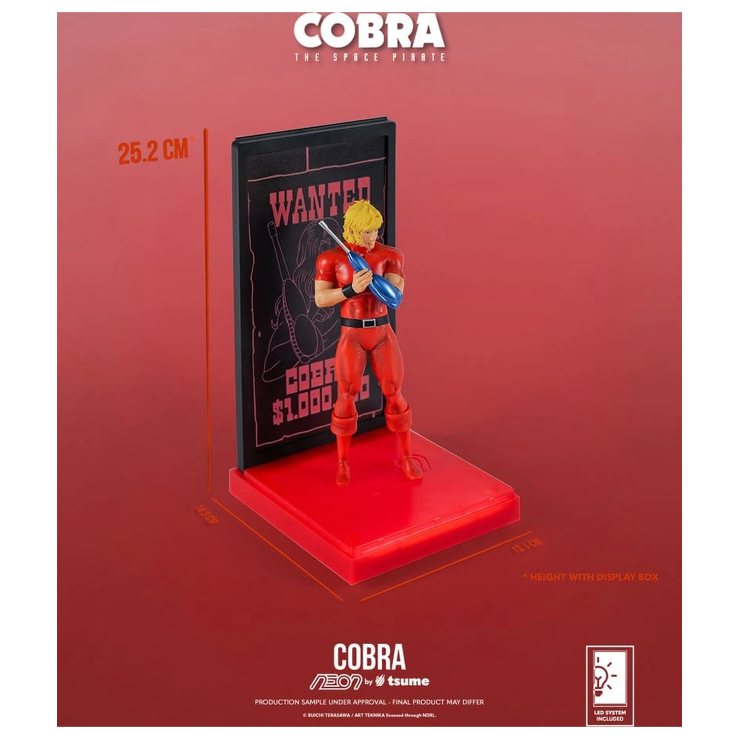 Cobra Neon figúrka 1/9 Cobra The Space Pirate 20 cm produktová fotografia