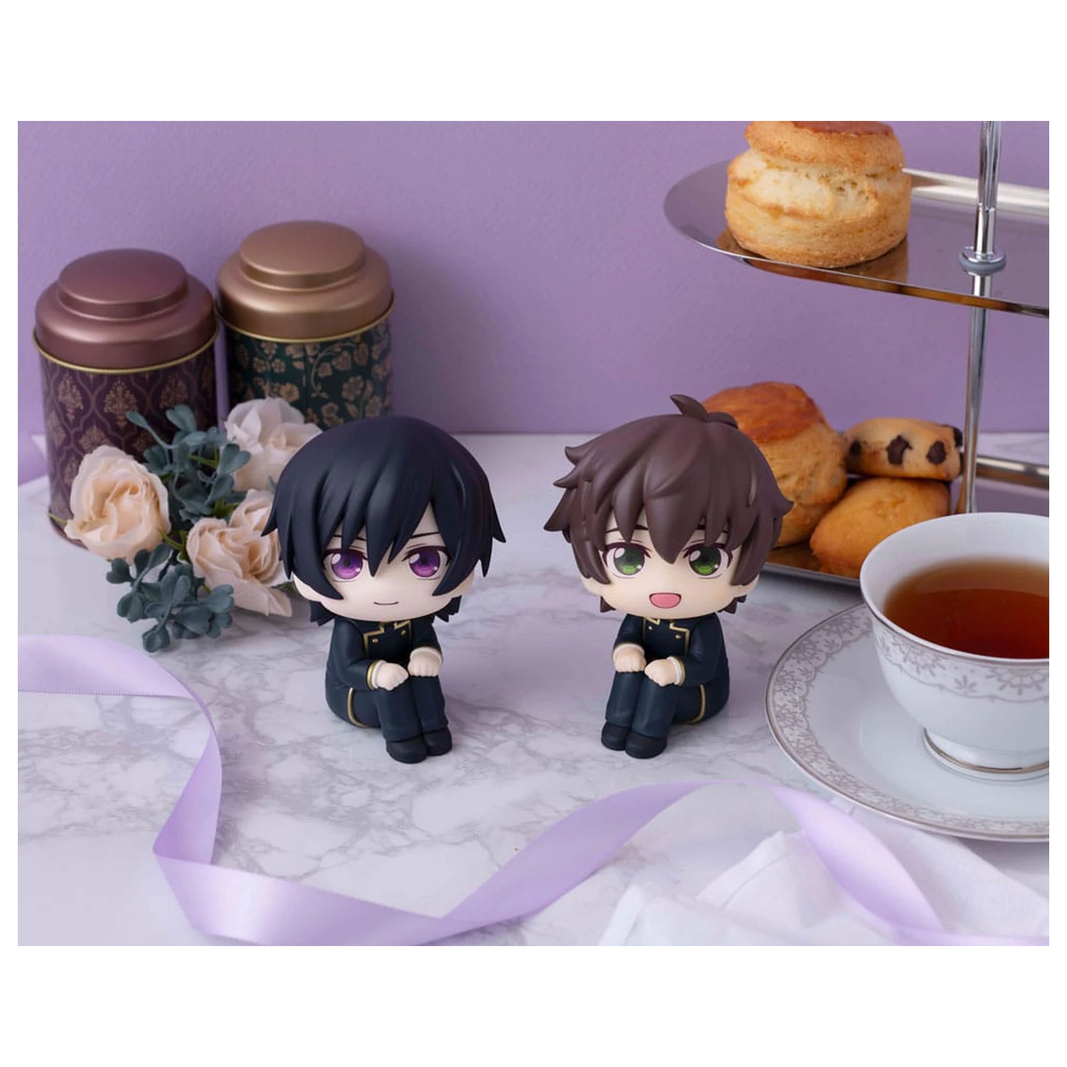 Code Geass Lelouch of the Rebellion Look Up PVC Sošky Lelouch Lamperouge & Suzaku Kururugi Set (s darčekom) 11 cm produktová fotografia