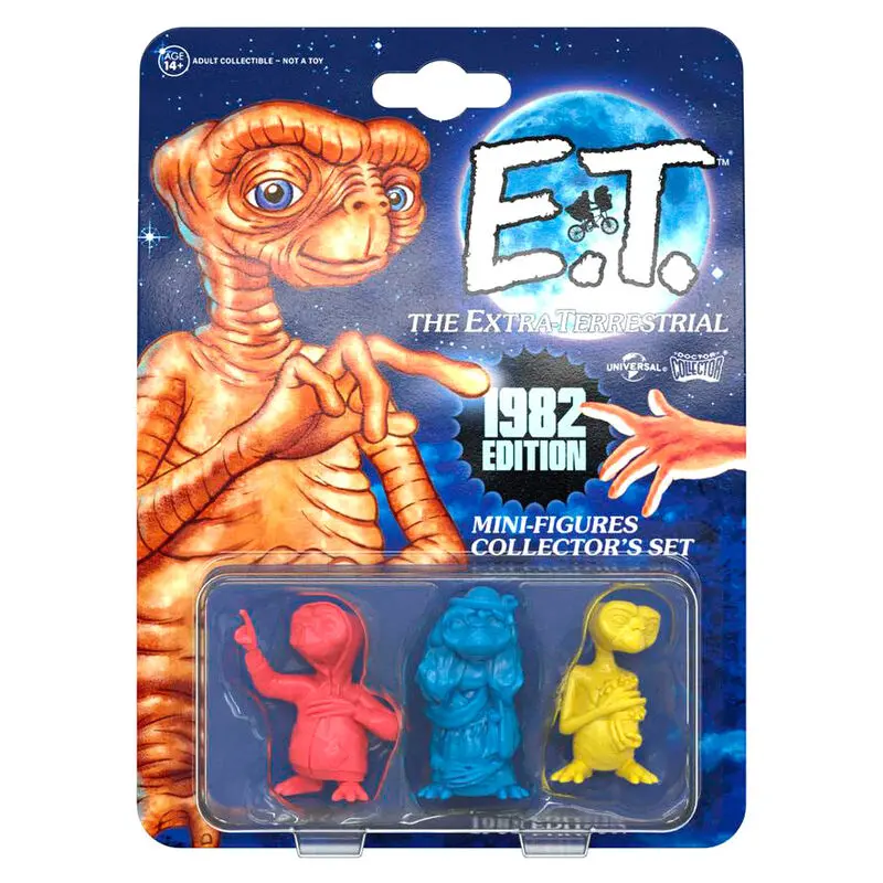 E.T. the Extra-Terrestrial Zberateľská súprava miniatúrnych figúrok, balenie po 3 ks, edícia 1982, 5 cm produktová fotografia