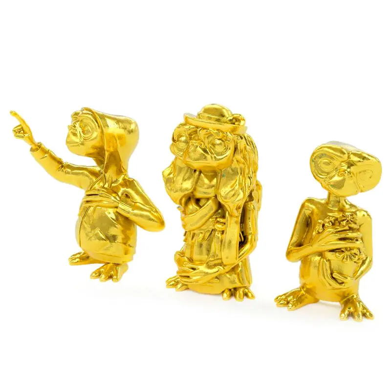 E.T. the Extra-Terrestrial zberateľská sada mini figúrok 3-balenie Golden Edition 5 cm produktová fotografia