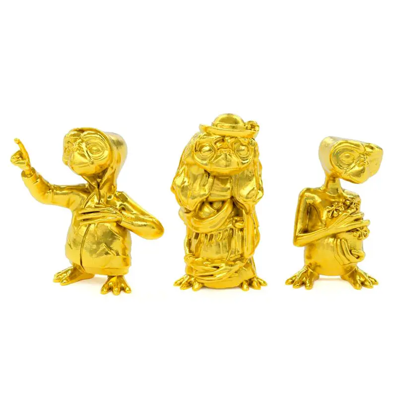 E.T. the Extra-Terrestrial zberateľská sada mini figúrok 3-balenie Golden Edition 5 cm produktová fotografia