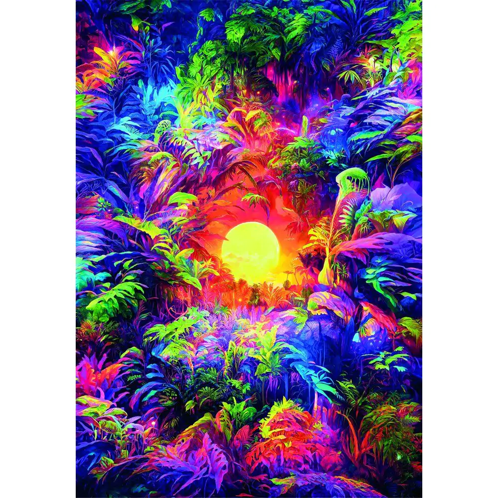 Color Boom Psychedelic Jungle Sunrise puzzle 500ks produktová fotografia