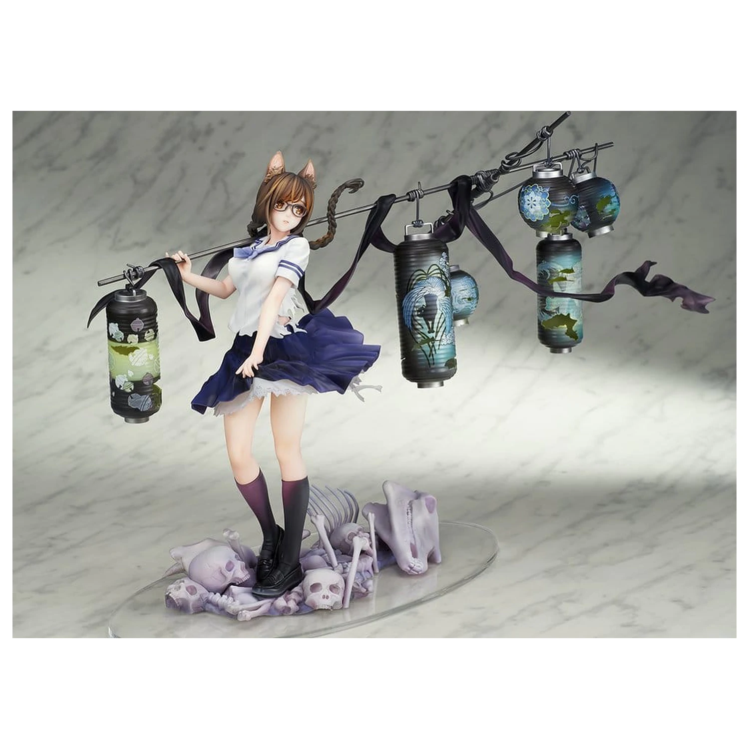 Comics Bakemonogatari PVC figúrka 1/7 Tsubasa Hanekawa 26 cm produktová fotografia