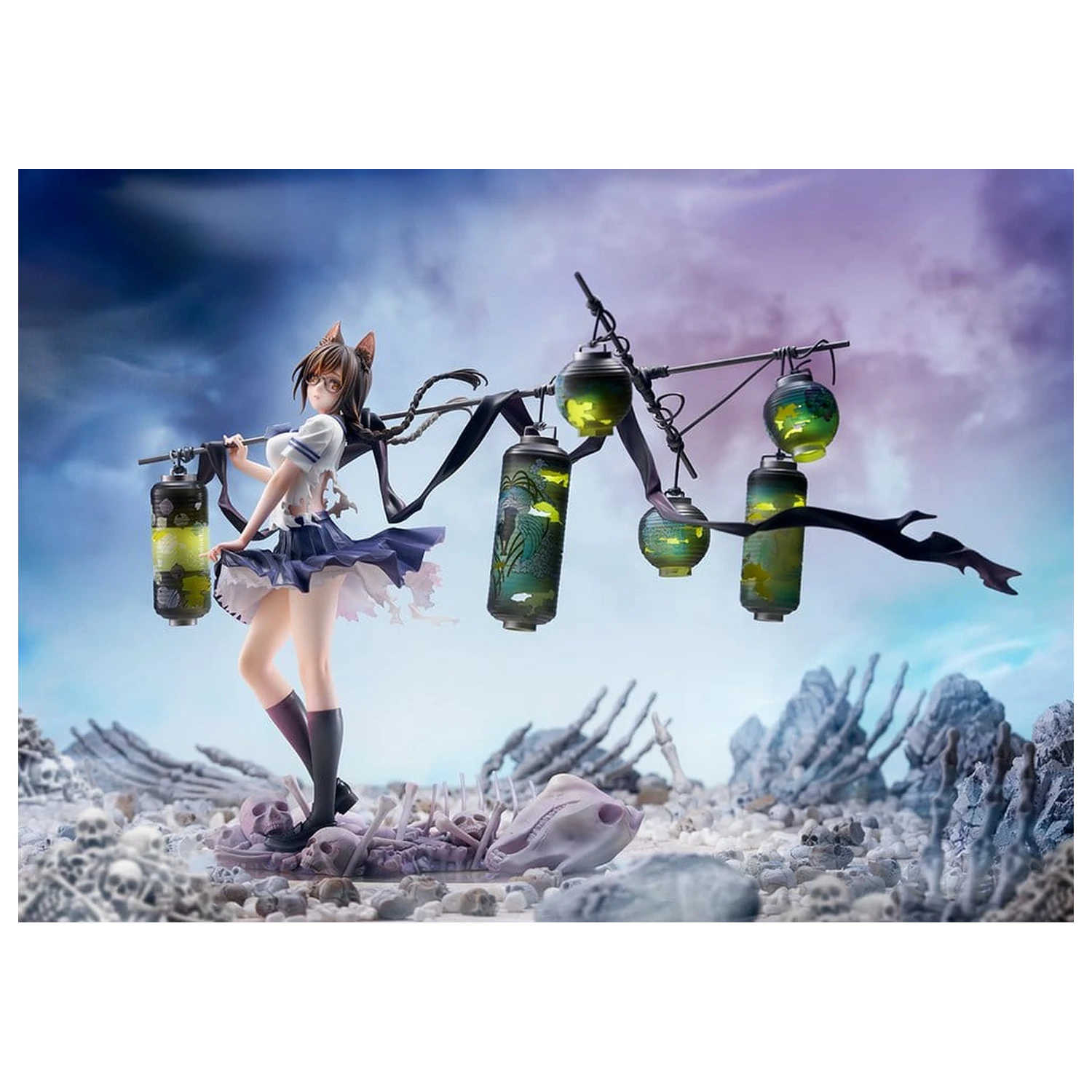 Comics Bakemonogatari PVC figúrka 1/7 Tsubasa Hanekawa 26 cm produktová fotografia