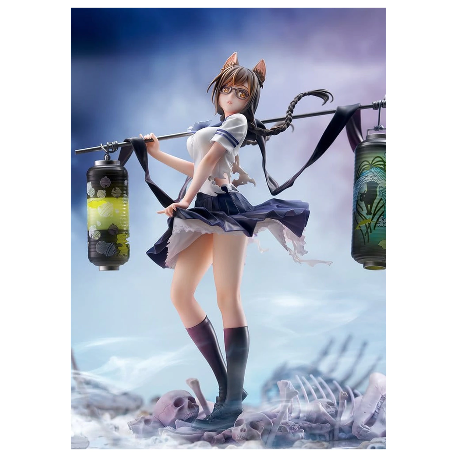 Comics Bakemonogatari PVC figúrka 1/7 Tsubasa Hanekawa 26 cm produktová fotografia