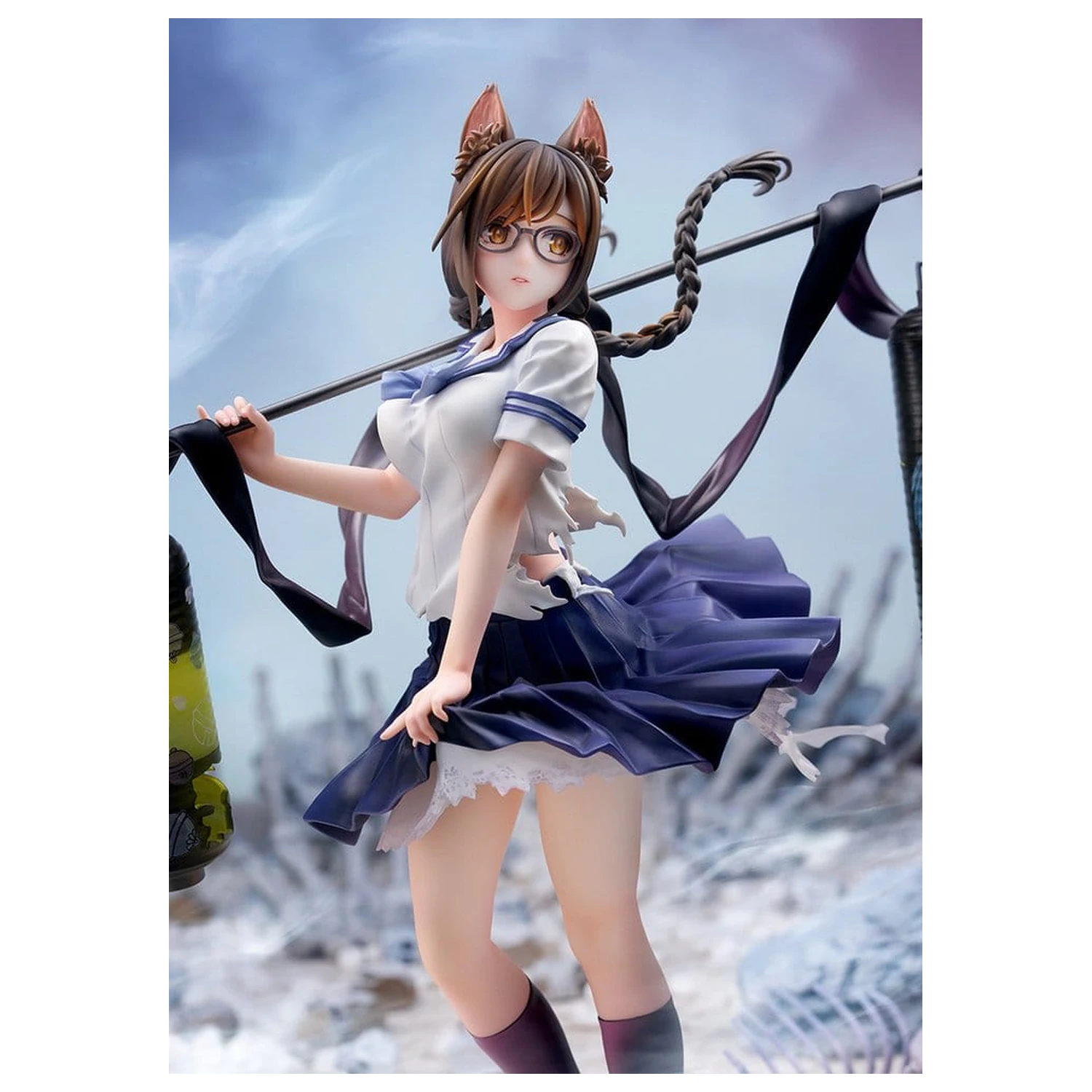 Comics Bakemonogatari PVC figúrka 1/7 Tsubasa Hanekawa 26 cm produktová fotografia