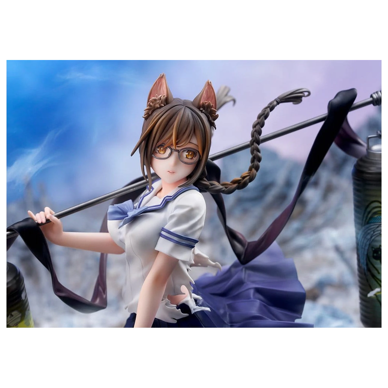 Comics Bakemonogatari PVC figúrka 1/7 Tsubasa Hanekawa 26 cm produktová fotografia