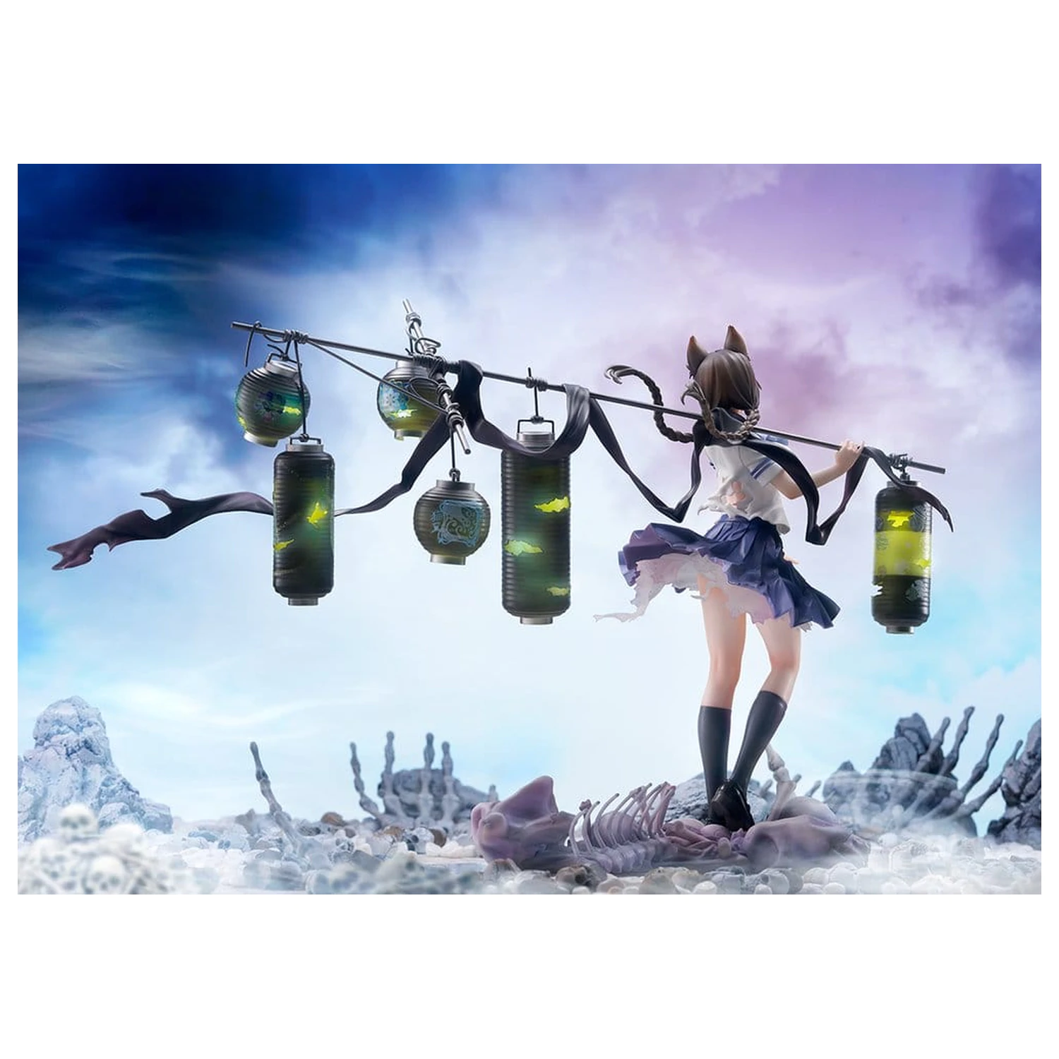 Comics Bakemonogatari PVC figúrka 1/7 Tsubasa Hanekawa 26 cm produktová fotografia