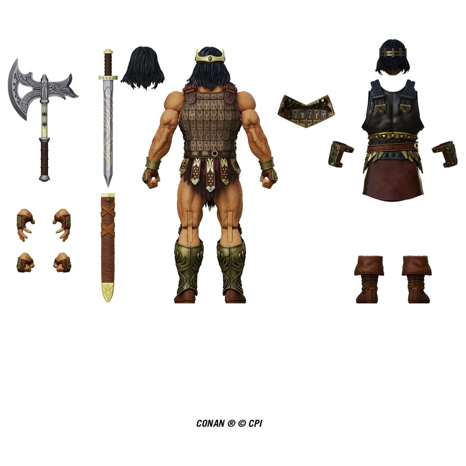 Conan Epic H.A.C.K.S. Akčná figúrka 1/12 King Conan: Ruler of Aquilonia produktová fotografia