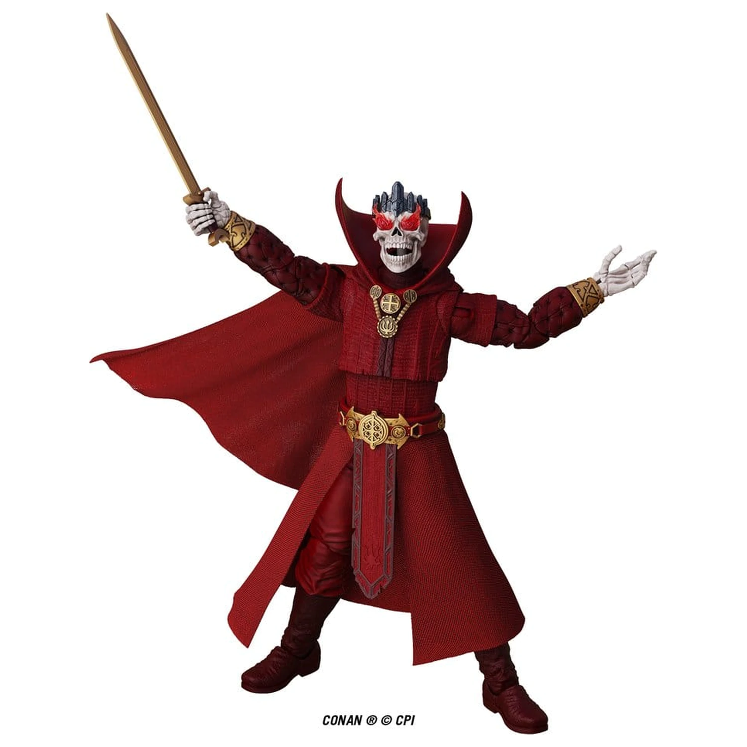 Conan Epic H.A.C.K.S. akčná figúrka 1/12 Thulsa Doom: Undead Sorcerer produktová fotografia