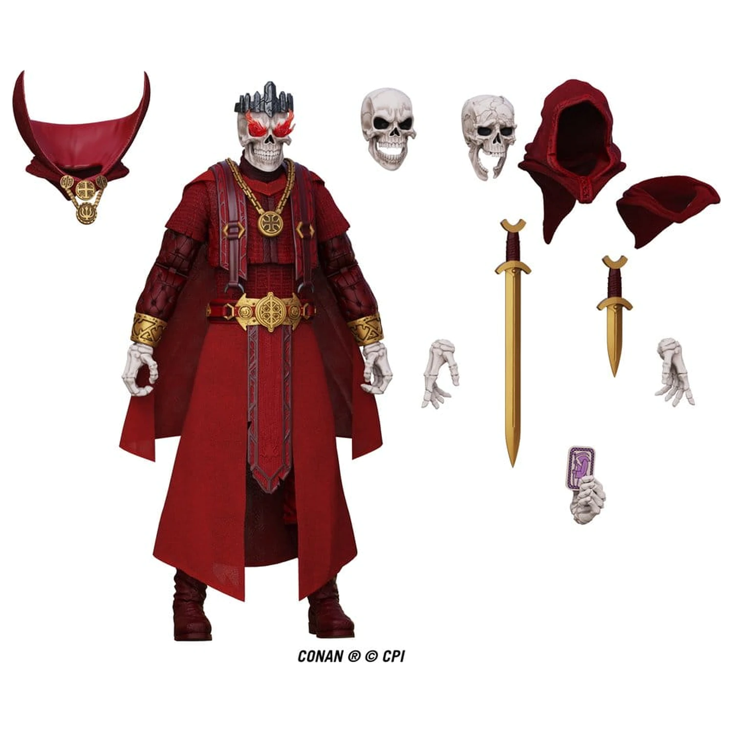 Conan Epic H.A.C.K.S. akčná figúrka 1/12 Thulsa Doom: Undead Sorcerer produktová fotografia