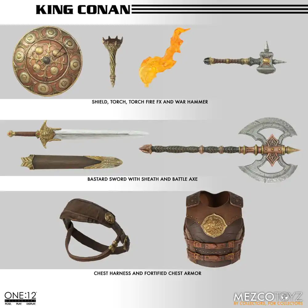 Akčná figúrka Conan the Barbarian 1/12 King Conan 17 cm produktová fotografia