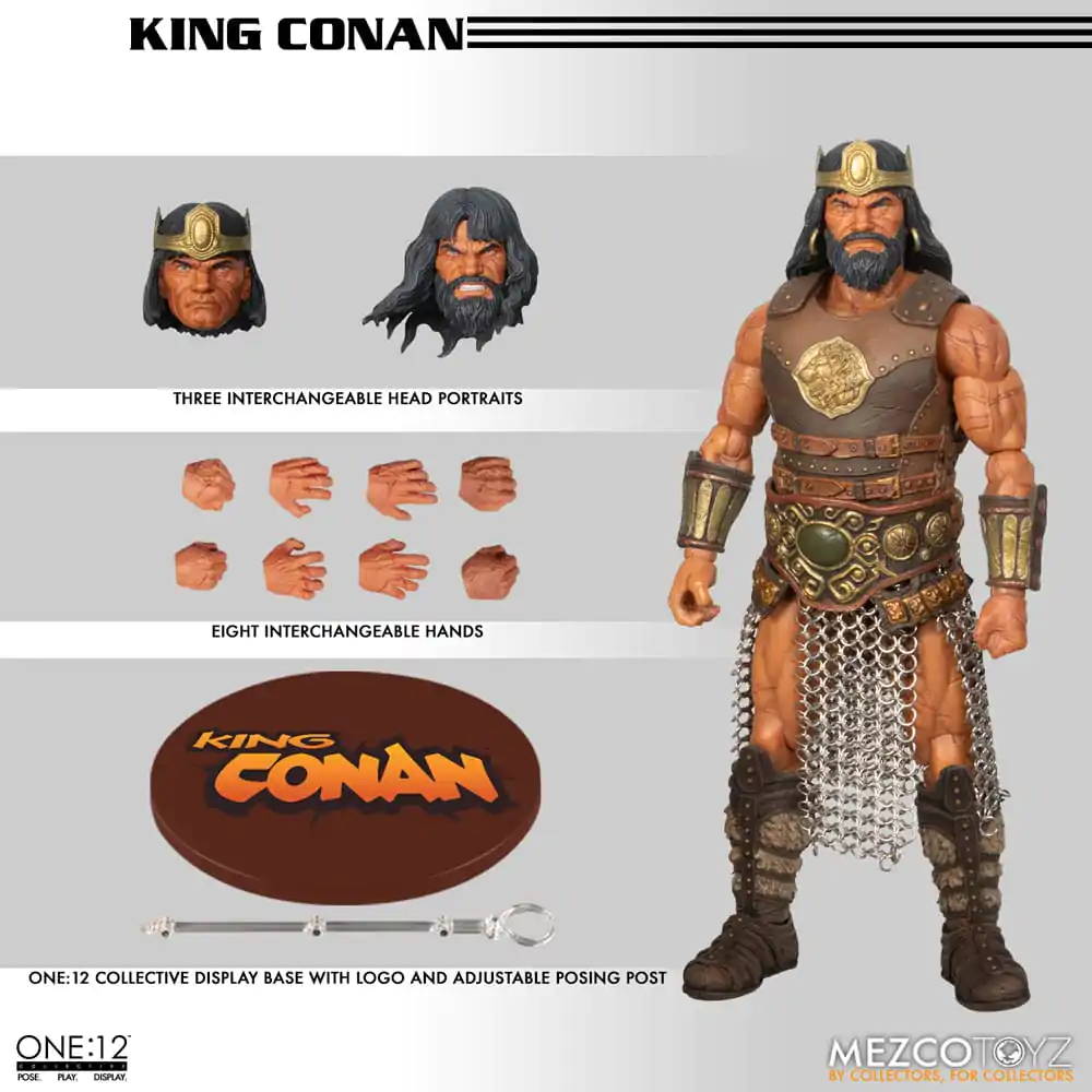 Akčná figúrka Conan the Barbarian 1/12 King Conan 17 cm produktová fotografia