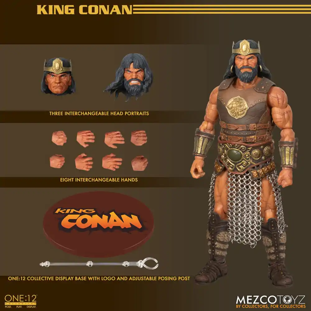 Akčná figúrka Conan the Barbarian 1/12 King Conan 17 cm produktová fotografia