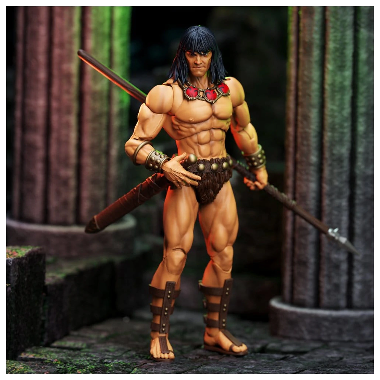 Conan the Barbarian Epic H.A.C.K.S. akčné figúrky súprava The Tower of the Elephant: Mladý Conan a Yag Kosha produktová fotografia