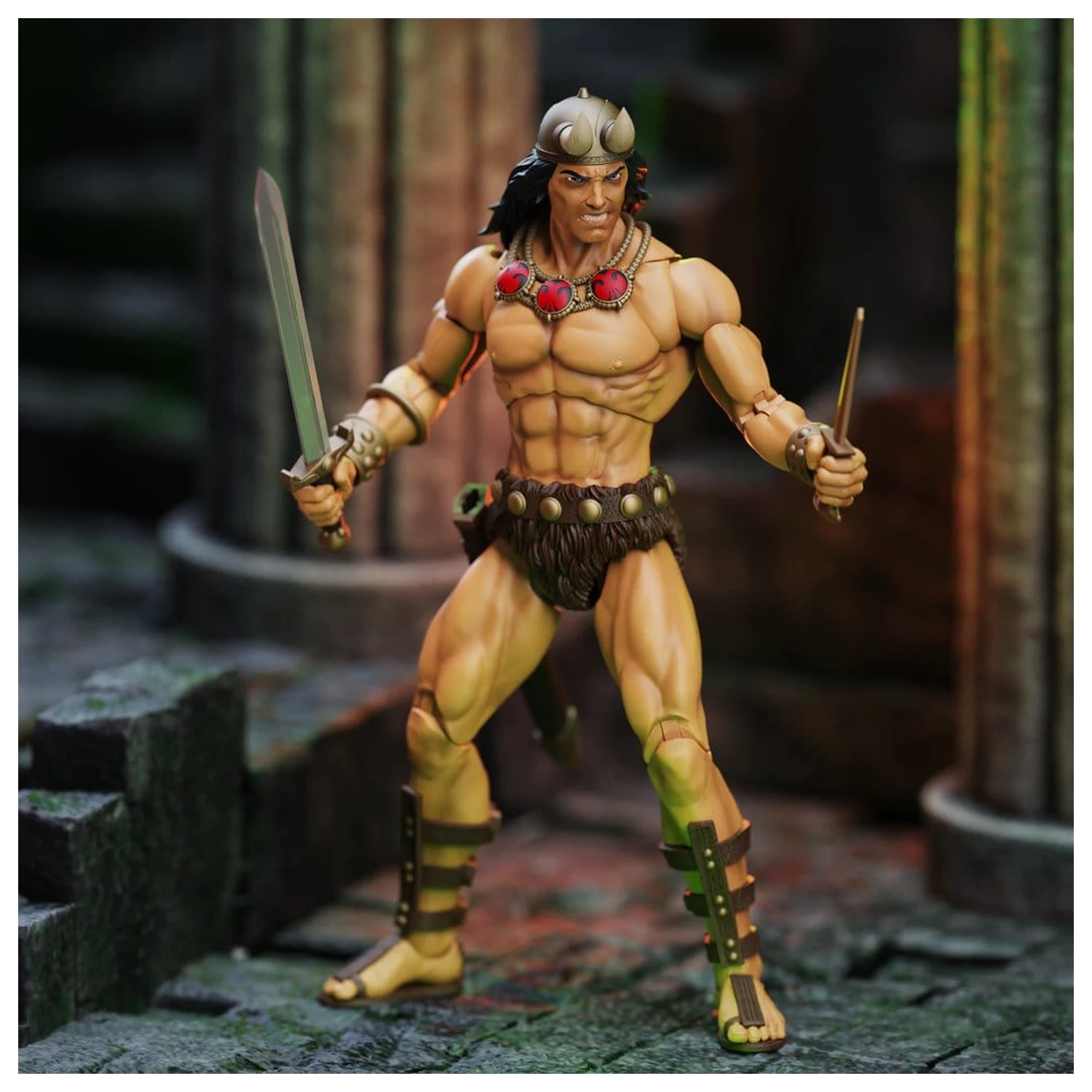 Conan the Barbarian Epic H.A.C.K.S. akčné figúrky súprava The Tower of the Elephant: Mladý Conan a Yag Kosha produktová fotografia