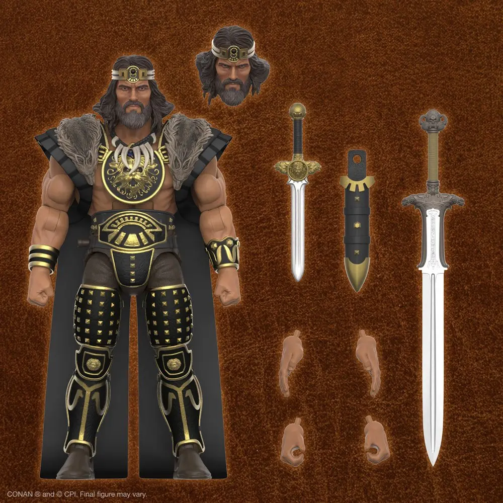 Conan the Barbarian Ultimates Akčná Figúrka King Conan 18 cm produktová fotografia