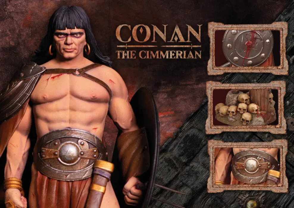 Conan The Cimmerier PVC Socha 1/10 Sanjulián 23 cm produktová fotografia