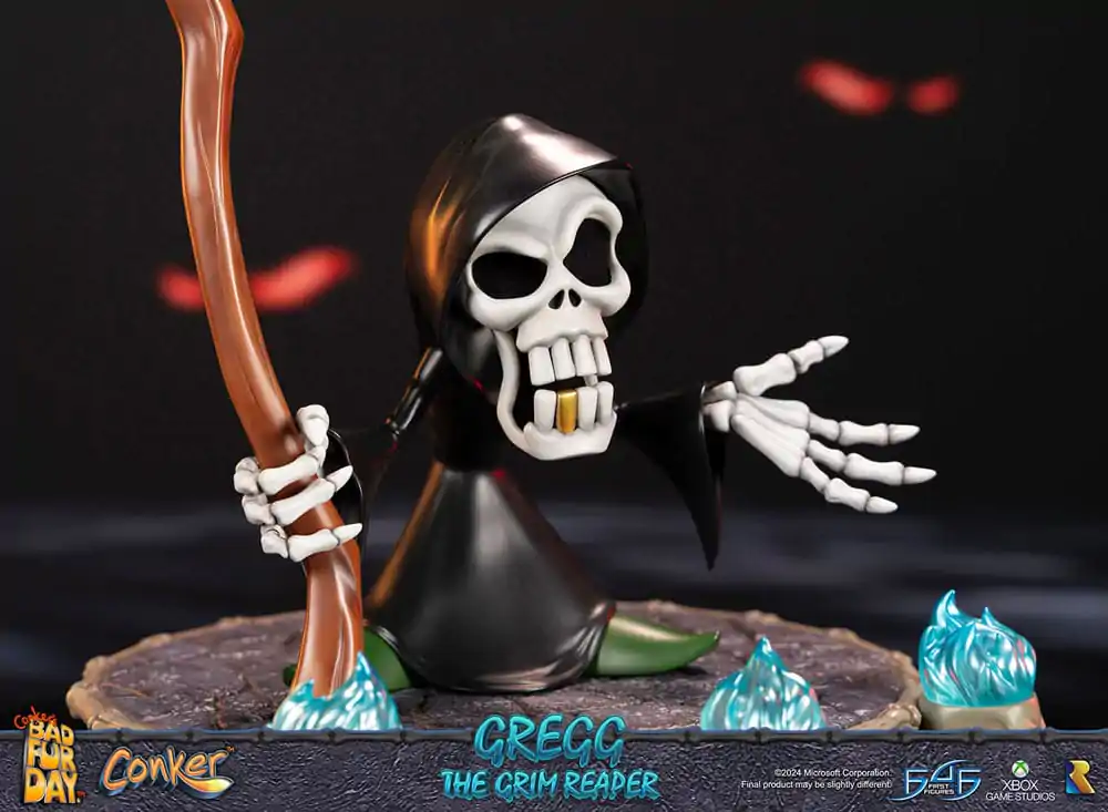 Conker: Conker's Bad Fur Day Socha Gregg the Grim Reaper 36 cm produktová fotografia