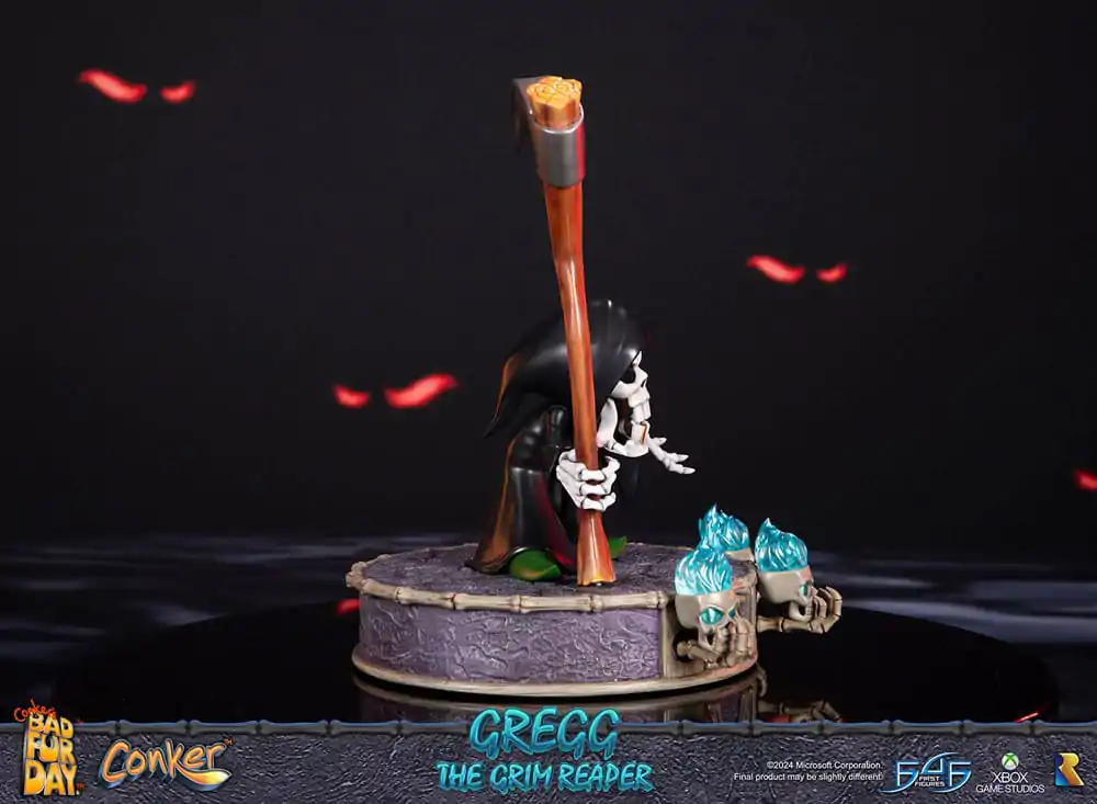 Conker: Conker's Bad Fur Day Socha Gregg the Grim Reaper 36 cm produktová fotografia