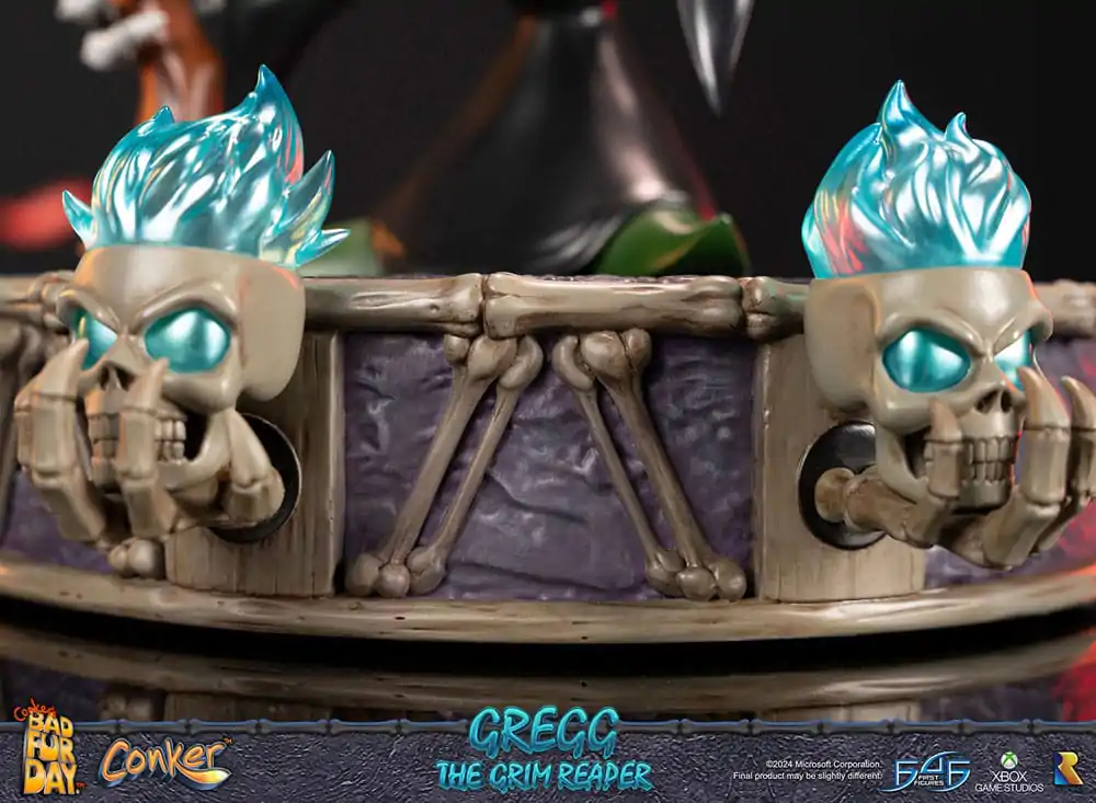 Conker: Conker's Bad Fur Day Socha Gregg the Grim Reaper 36 cm produktová fotografia
