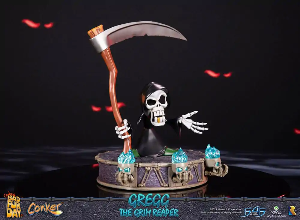 Conker: Conker's Bad Fur Day Socha Gregg the Grim Reaper 36 cm produktová fotografia