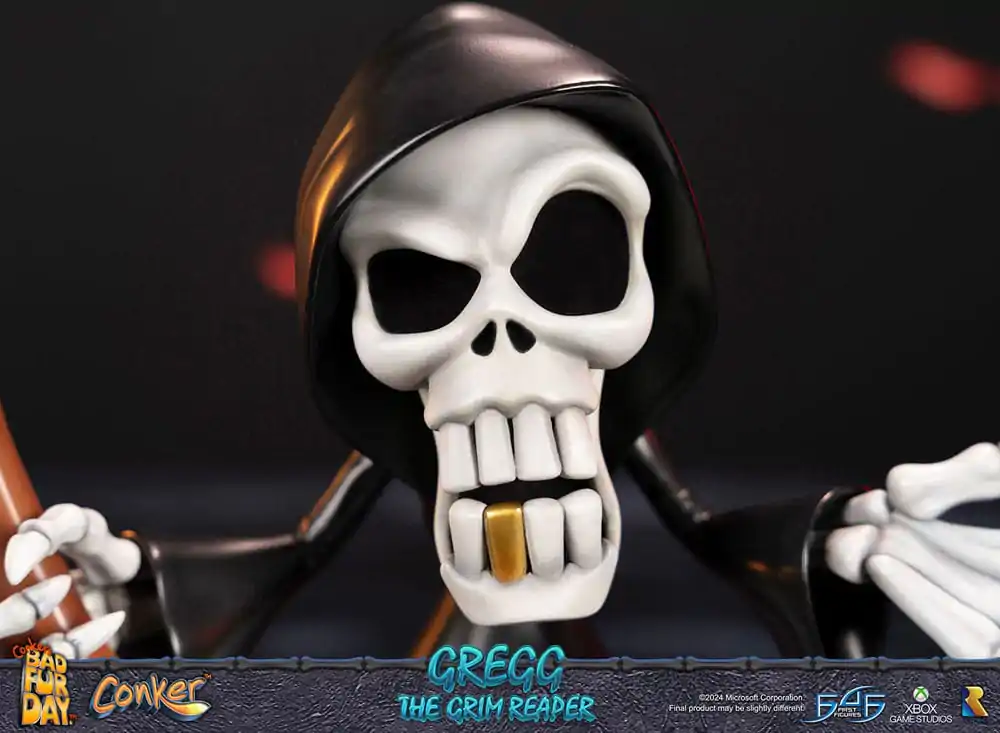 Conker: Conker's Bad Fur Day Socha Gregg the Grim Reaper 36 cm produktová fotografia