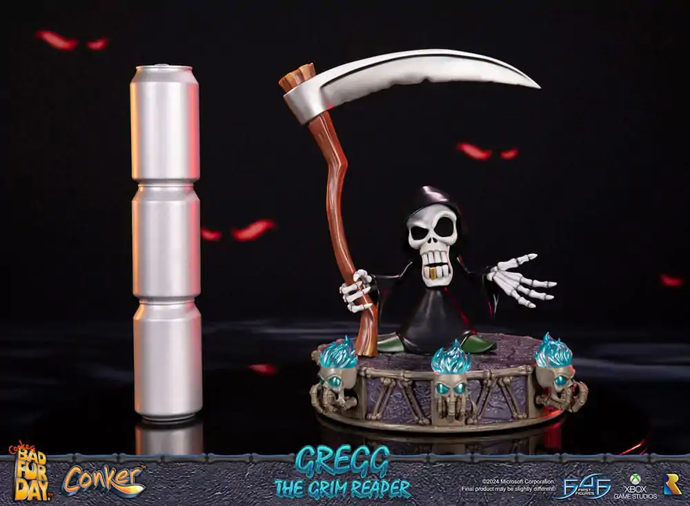 Conker: Conker's Bad Fur Day Socha Gregg the Grim Reaper 36 cm produktová fotografia