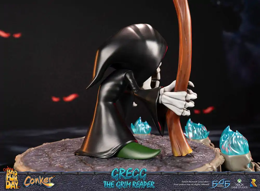 Conker: Conker's Bad Fur Day Socha Gregg the Grim Reaper 36 cm produktová fotografia
