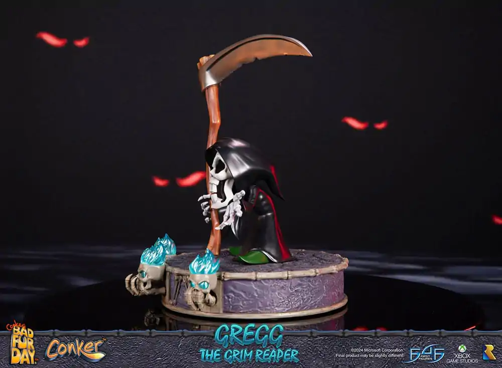 Conker: Conker's Bad Fur Day Socha Gregg the Grim Reaper 36 cm produktová fotografia