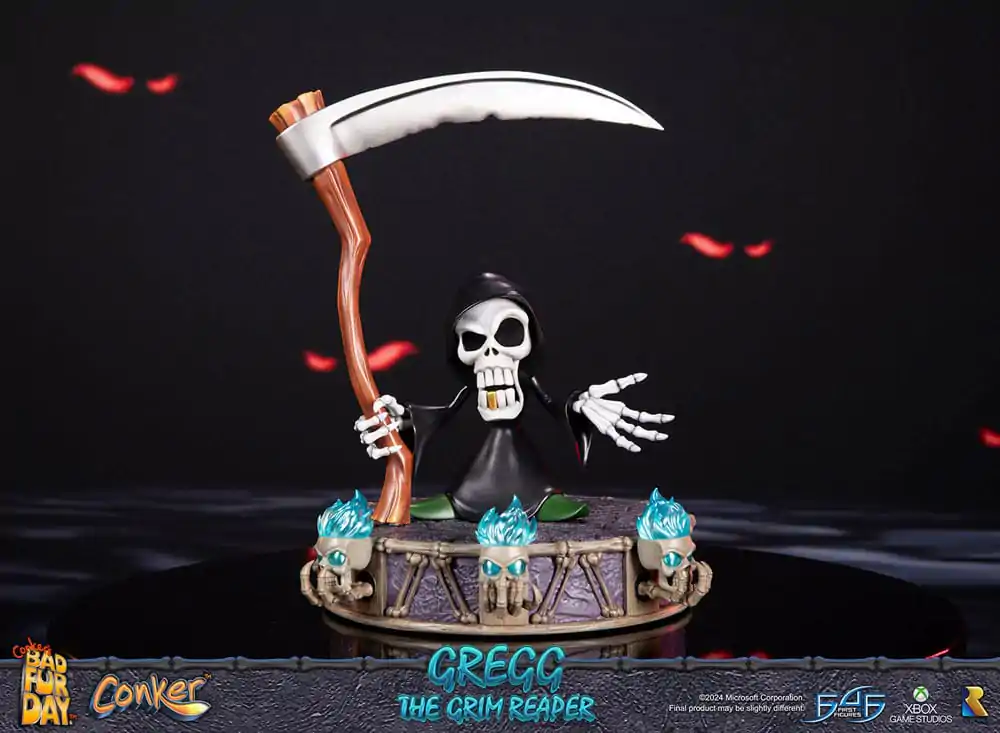 Conker: Conker's Bad Fur Day Socha Gregg the Grim Reaper 36 cm produktová fotografia