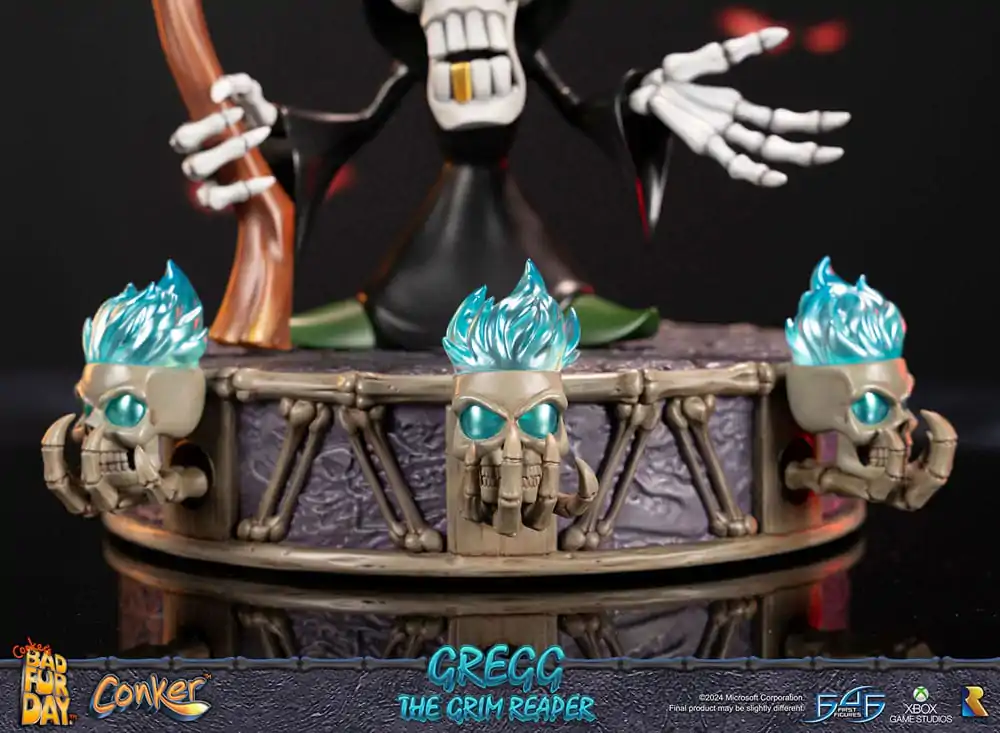 Conker: Conker's Bad Fur Day Socha Gregg the Grim Reaper 36 cm produktová fotografia