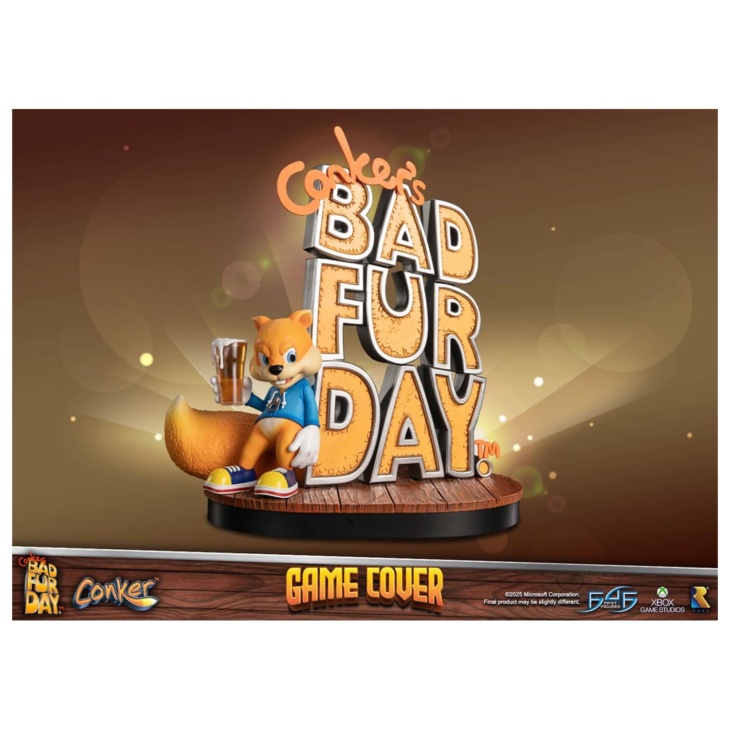 Conker´s Bad Fur Day soška Game Cover Exclusive Edition 45 cm produktová fotografia